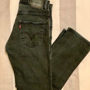 Levi’s 511 Black Skinny Fit Jeans. Size 26X26